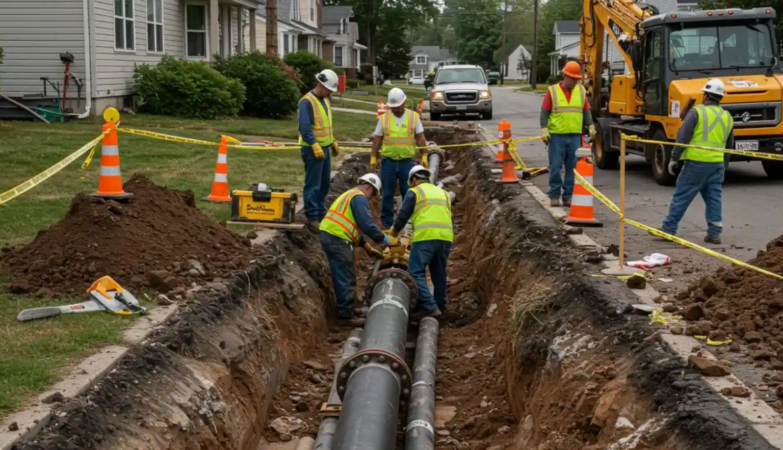 sewer & gas line services